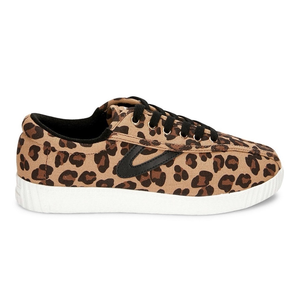 Tretorn  Nylite Plus Leopard Canvas Sneakers. Firm price.